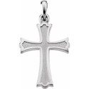 Sterling Silver 22x16 mm Cross Pendant