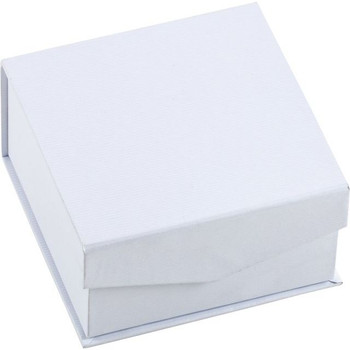 Vista White Bangle/Watch Box with White Interior