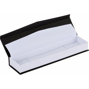Black Layout Bracelet Box with White Interior