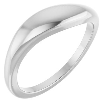 Sterling Silver Freeform Dome Ring