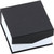 Vista Black Bangle/Watch Box with White Interior