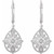 Sterling Silver 1/6 CTW Diamond Granulated Filigree Earrings