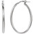 Sterling Silver 24x34 mm Oval Tube Hoop Earrings