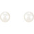 Sterling Silver 5-5.5 mm Freshwater Cultured Pearl Earrings