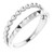 Sterling Silver Beaded & Geometric Stacked Ring