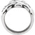 Sterling Silver 12.5 mm Puzzel Ring