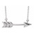 Sterling Silver Arrow 16"-18" Necklace