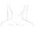 Sterling Silver Initial B 10 mm Disc 16-18" Necklace