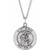 Sterling Silver 15 mm St. Gerard Medal Necklace