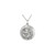 Sterling Silver 18 mm St. Michael Medal Necklace