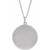 Sterling Silver 25 mm St. Anthony Medal Necklace