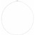 Sterling Silver 1 mm Solid Curb 20" Chain with Spring Ring