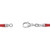 Red 2.25 mm Silk 16" Cord with Sterling Silver Lobster Clasp