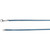 Light Blue 2.25 mm Silk 16" Cord with Sterling Silver Lobster Clasp