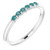 Sterling Silver Natural Alexandrite Stackable Ring