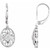 Sterling Silver .06 CTW Natural Diamond Earrings
