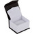 Black Single Ring Box with White Interior