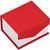 Red Flap Earring Box with White Interior