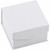 White T-Pad Earring/Pendant Box with White Interior