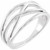 Sterling Silver Criss-Cross Ring