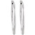 Sterling Silver Tube Hoop Earrings
