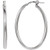 Sterling Silver Tube Hoop Earrings