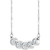 Sterling Silver 3/4 CTW Lab-Grown Diamond Bezel-Set 16-18" Necklace