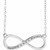 Sterling Silver .025 CTW Lab-Grown Diamond 16-18" Necklace