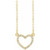 .08 CTW Natural Diamond Petite Heart Necklace
