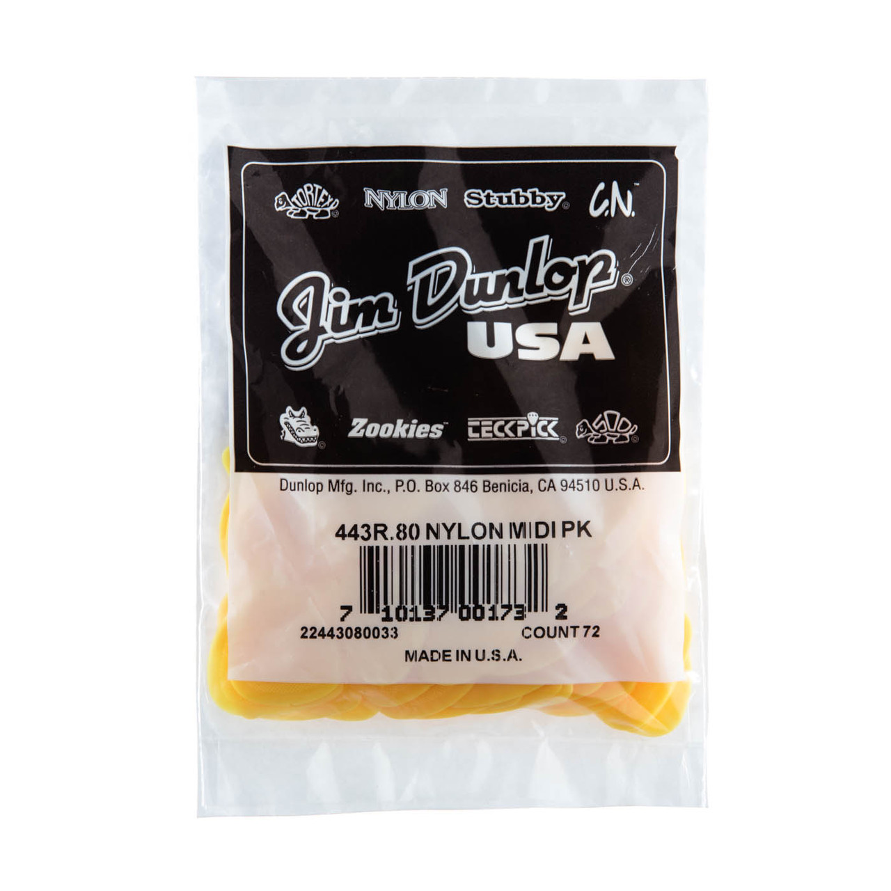 NYLON MIDI PICK .80MM - Dunlop