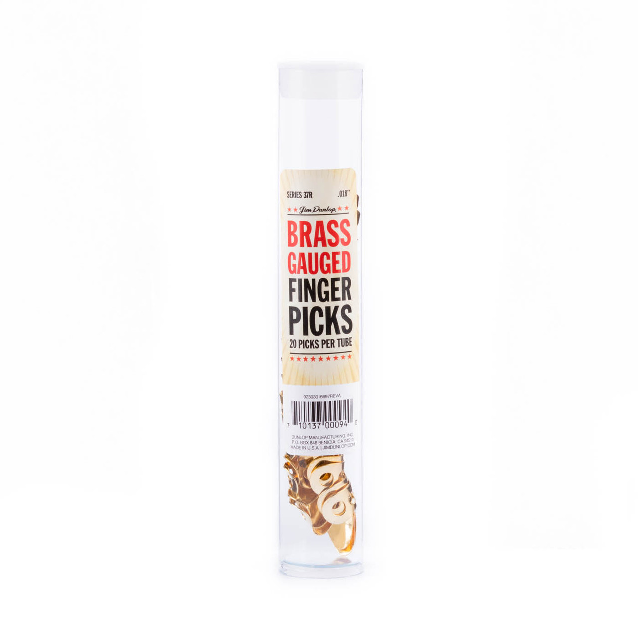 BRASS FINGERPICKS .018 IN - Dunlop