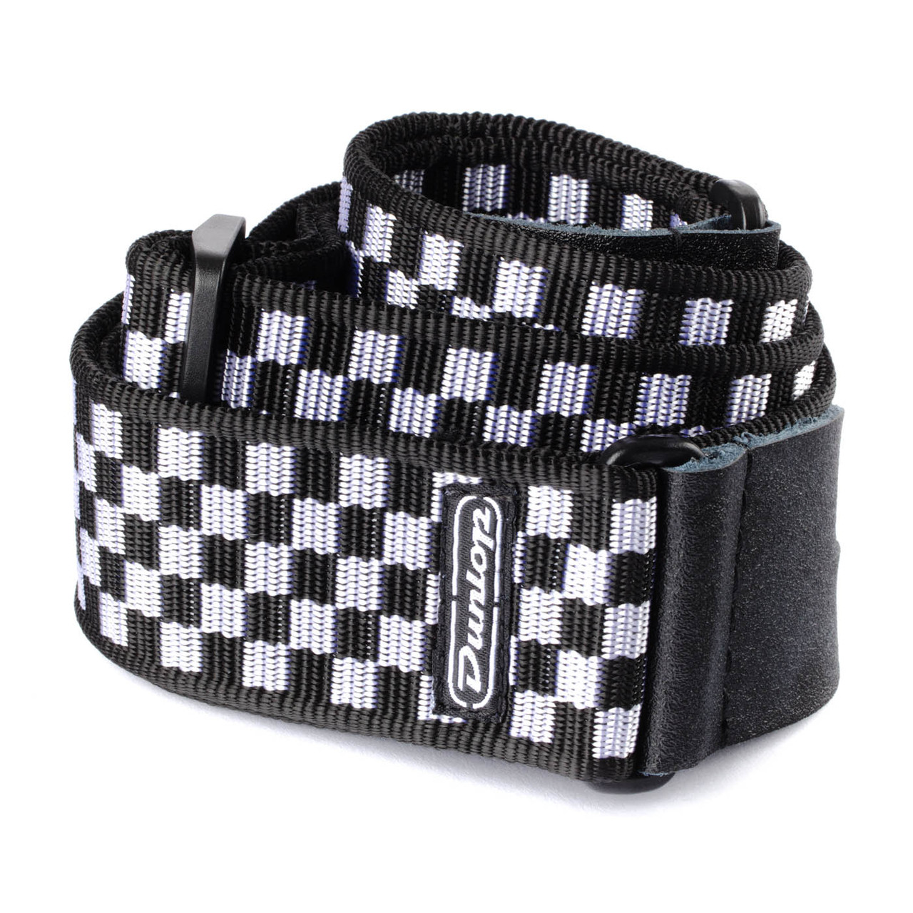 DUNLOP CLASSIC BLACK/WHITE CHECK STRAP