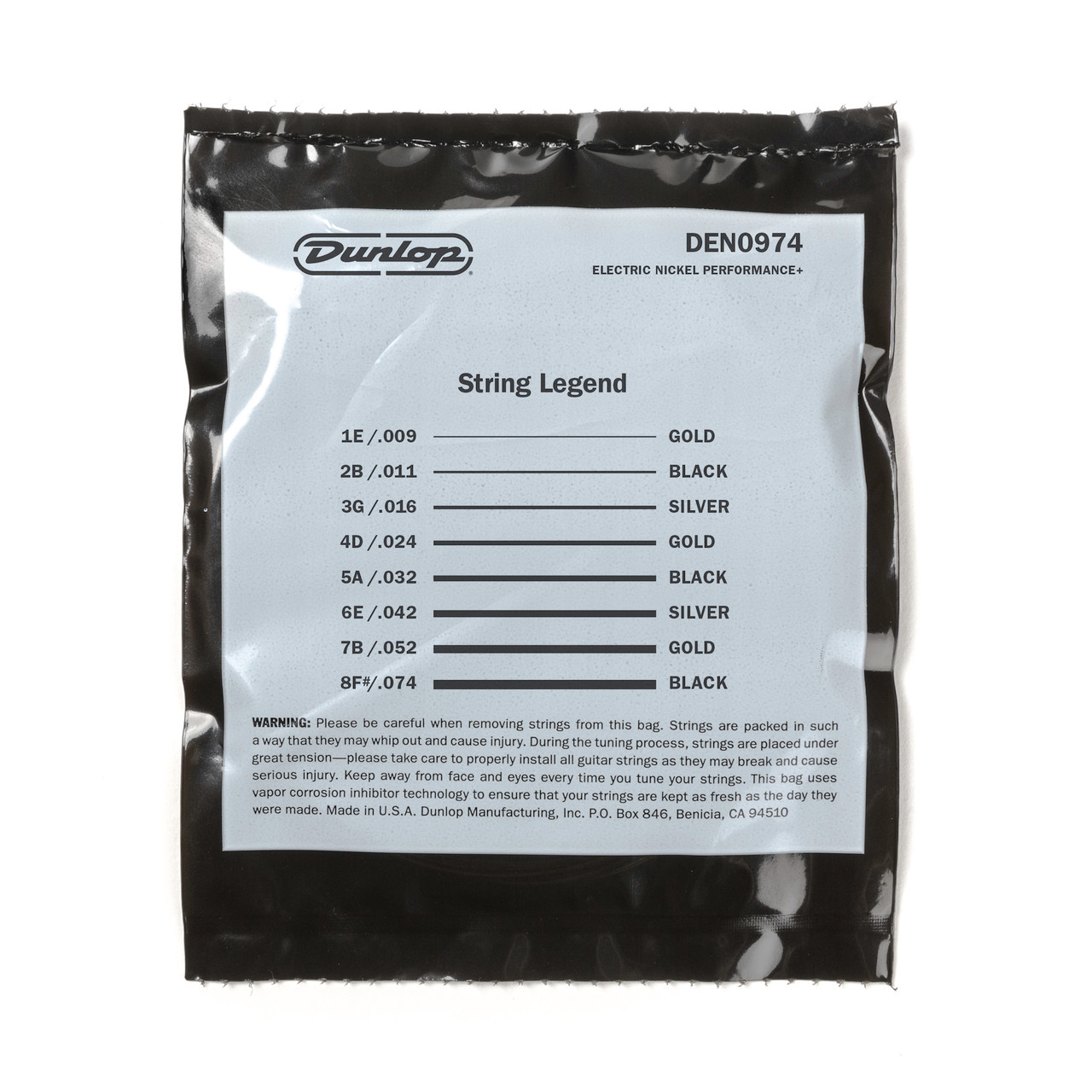 NICKEL WOUND ELECTRIC GUITAR STRINGS 09-74 | 8-STRING - Dunlop