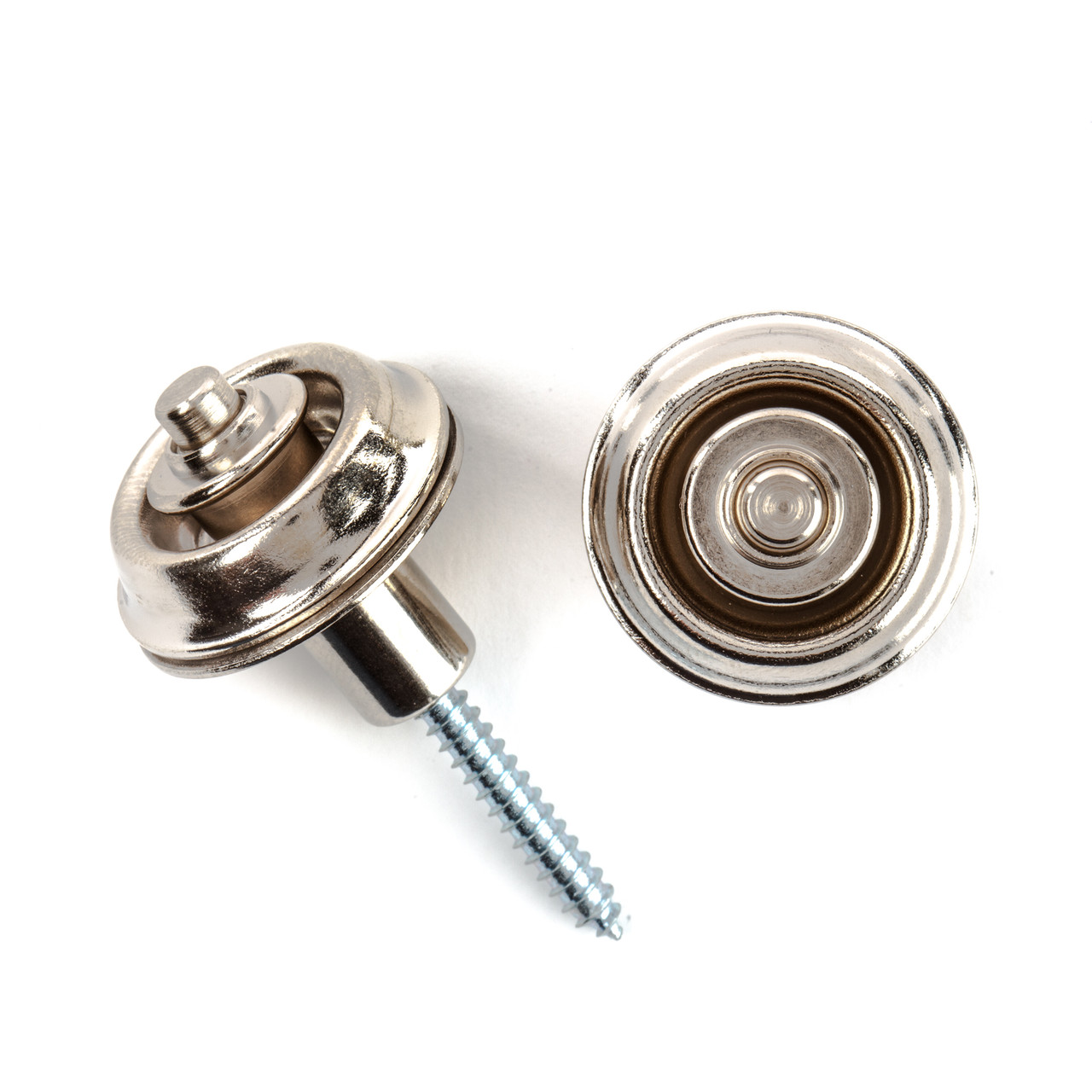 STRAPLOK® STRAP RETAINERS FLUSH MOUNT - NICKEL - Dunlop STRAPLOK® STRAP RETAINERS FLUSH MOUNT - NICKEL - Dunlop