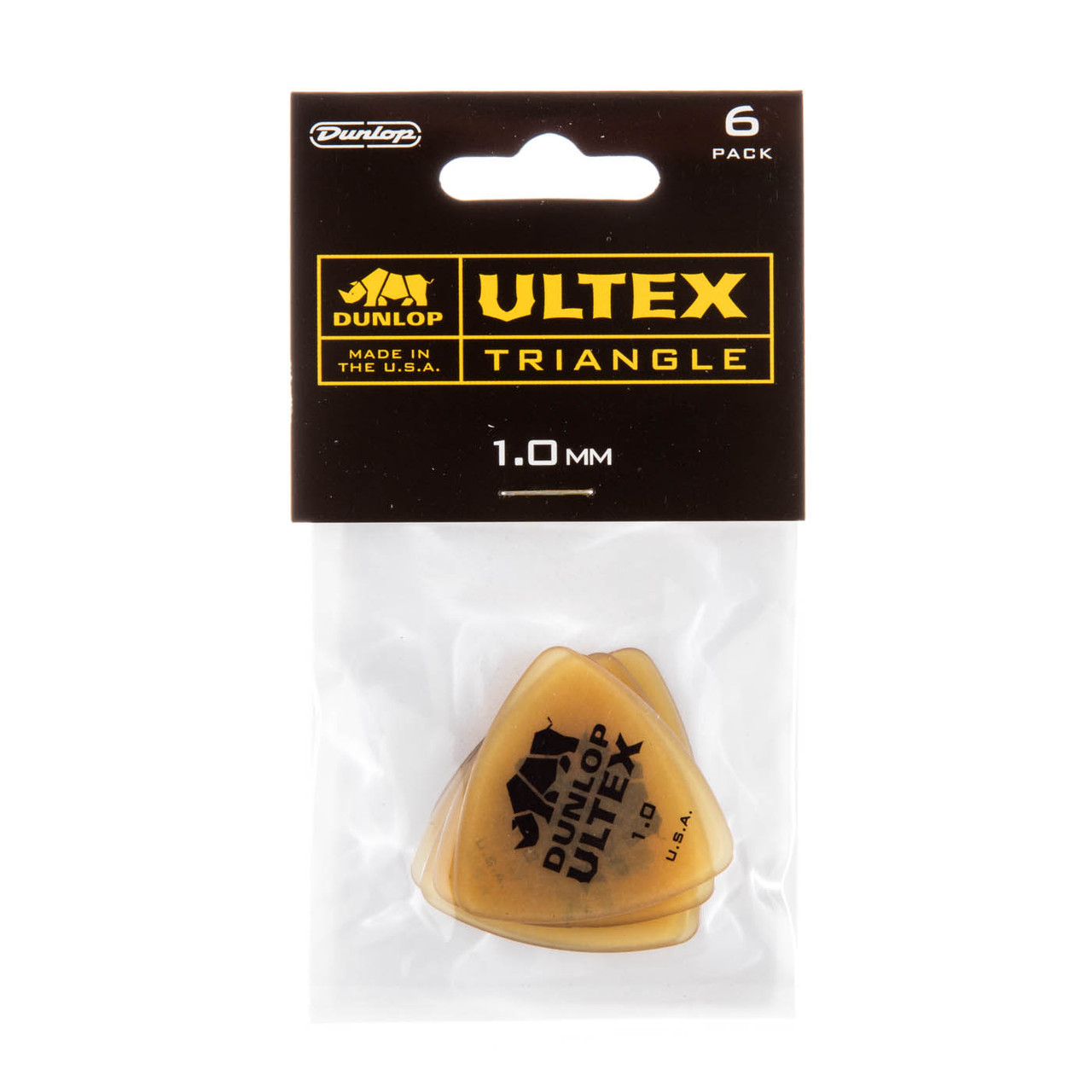 Plectres Guitare Dunlop Ultex Triangle - Boîte De 20 (4 De Chaque épaisseur: 0.60 à 1.14 Mm) - Pour Guitariste, Médiators Durables - 10