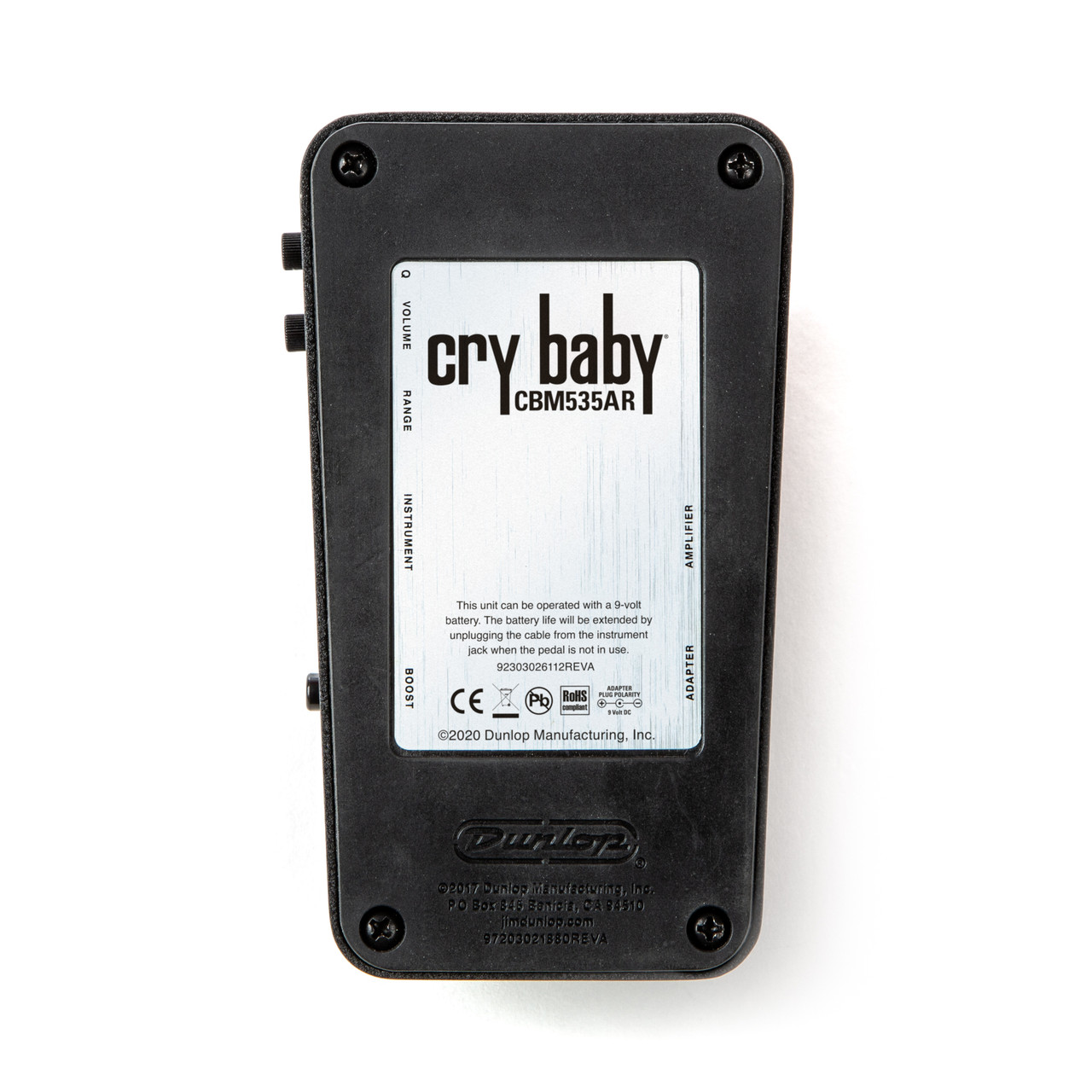 CRYBABY® Q MINI 535Q AUTO-RETURN WAH - Dunlop