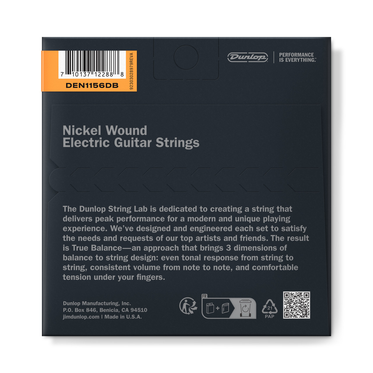 NICKEL WOUND ELECTRIC GUITAR STRINGS 11-56 | DROP B