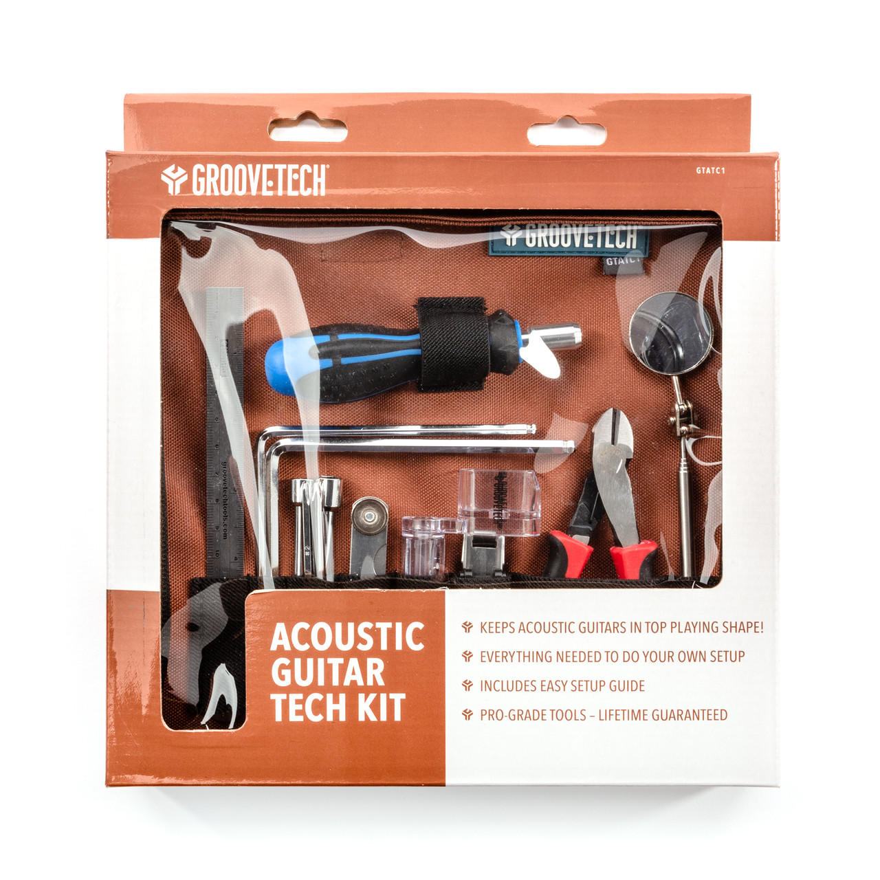 Acoustic guitar shop setup tools