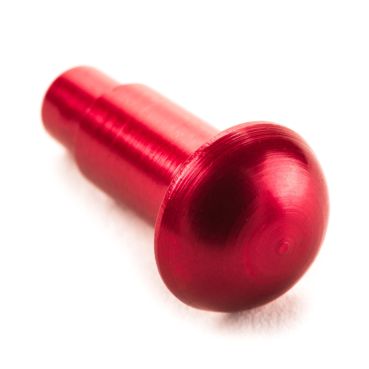 PUSH PIN, ANODIZED RED