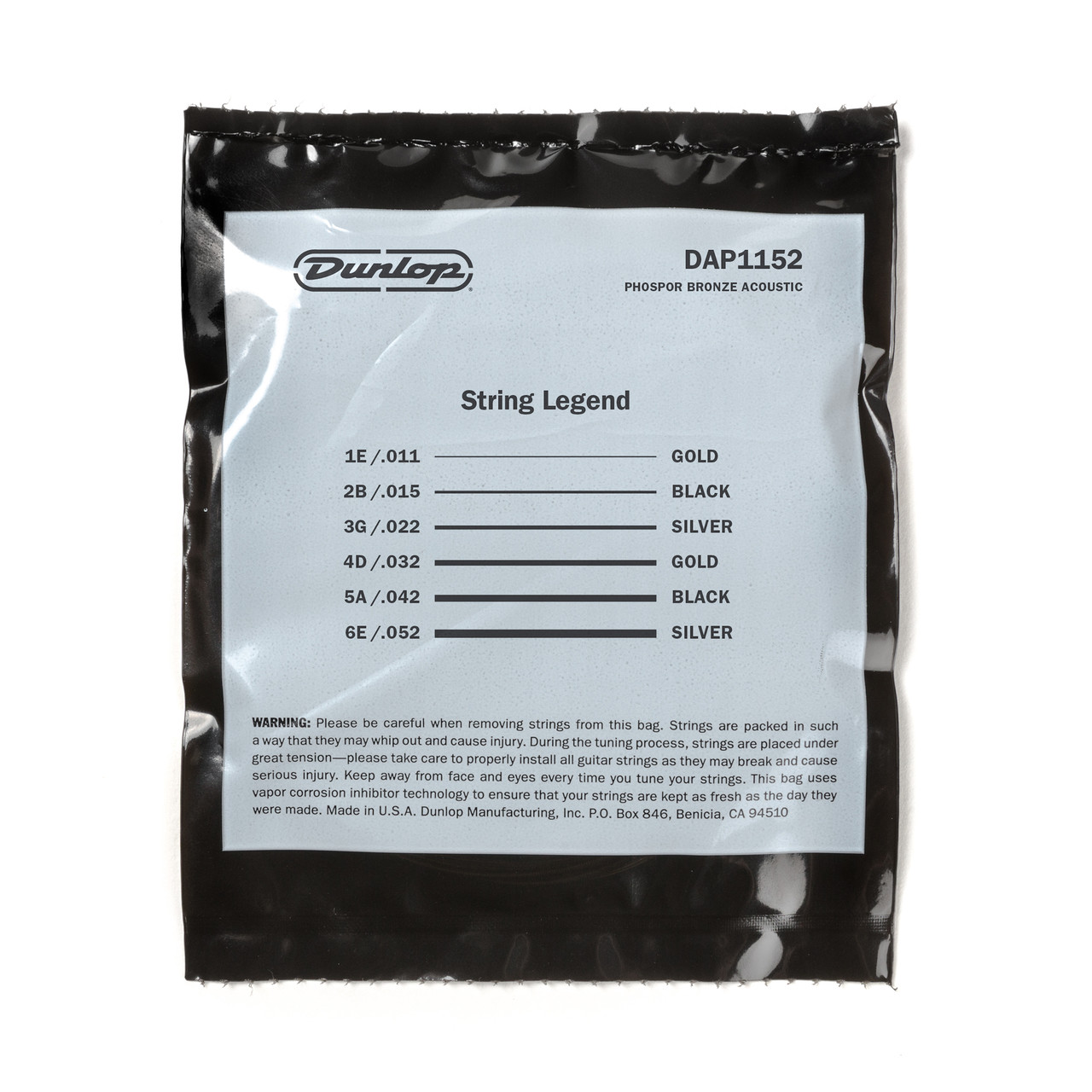 PHOSPHOR BRONZE ACOUSTIC GUITAR STRINGS 11-52 | 3 PACK