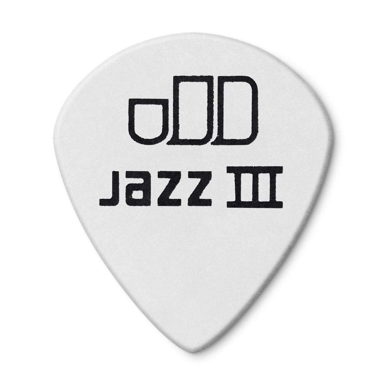 トランプ JAZZ Bu TORTEX® WHITE JAZZ III PICK 1.0MM - Dunlop