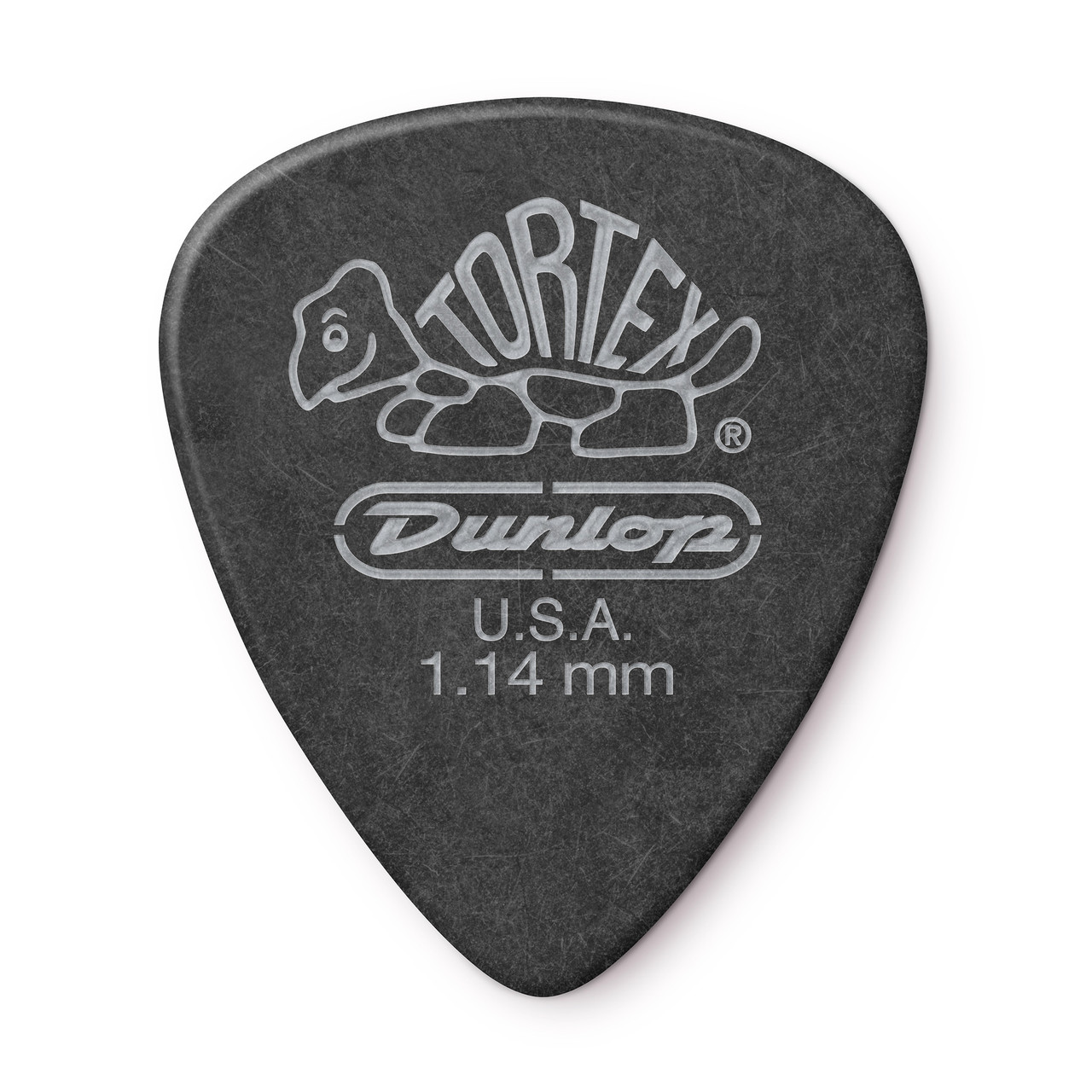 TORTEX® PITCH BLACK STANDARD PICK 1.14MM - Dunlop