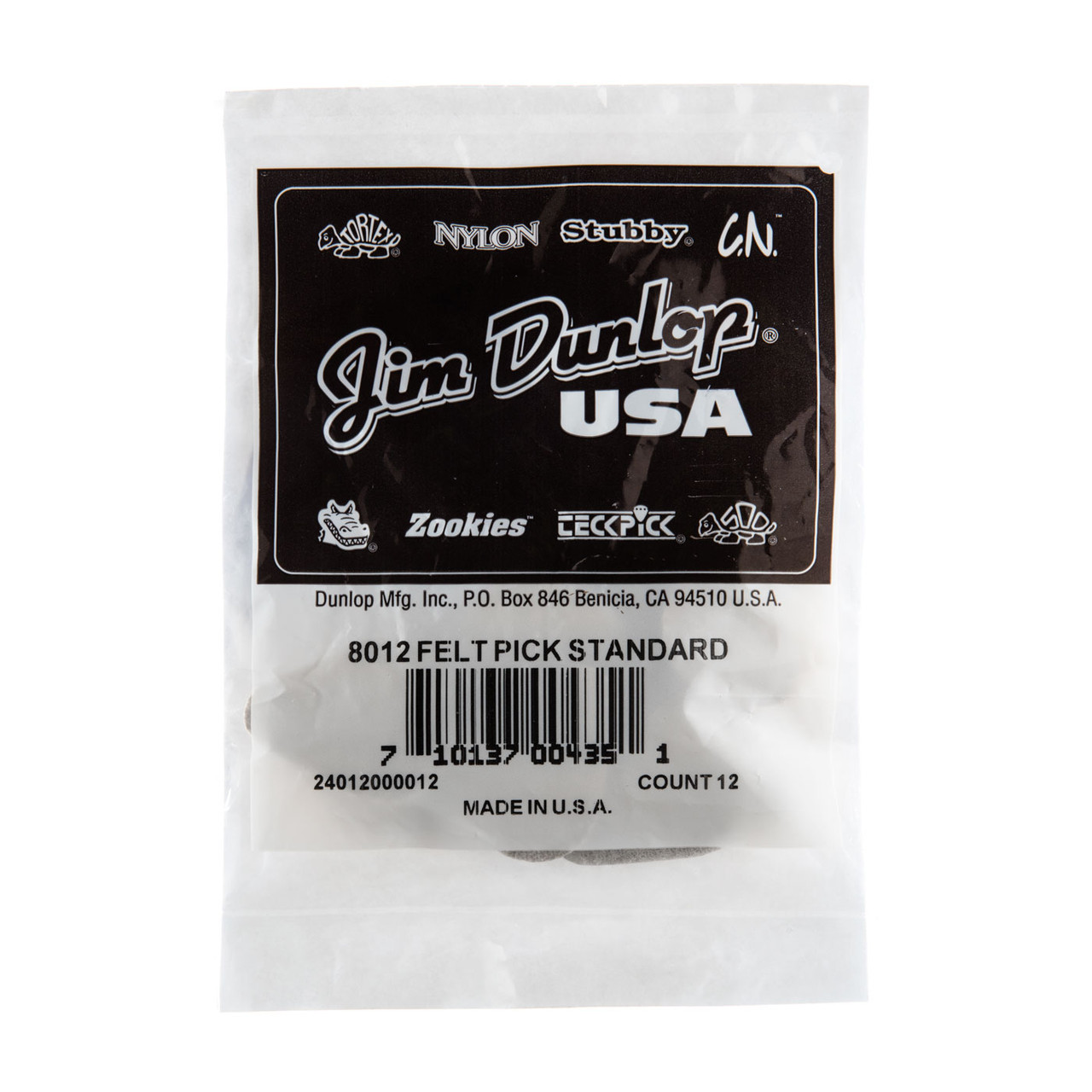 8012 Felt Pk Standard 12 Bg Dunlop