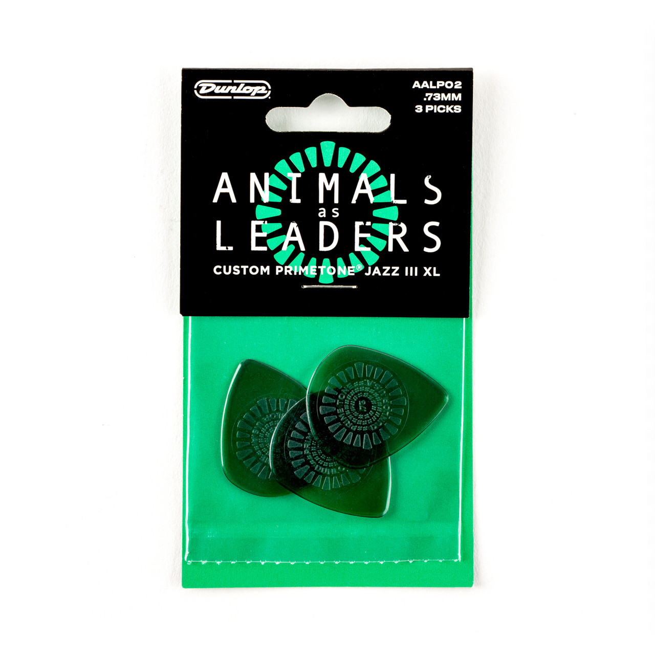animalcap になりました。他の方は購入しないで下さい。 ANIMALS AS LEADERS GREEN PRIMETONE® JAZZ III XL PICK .73MM - Dunlop