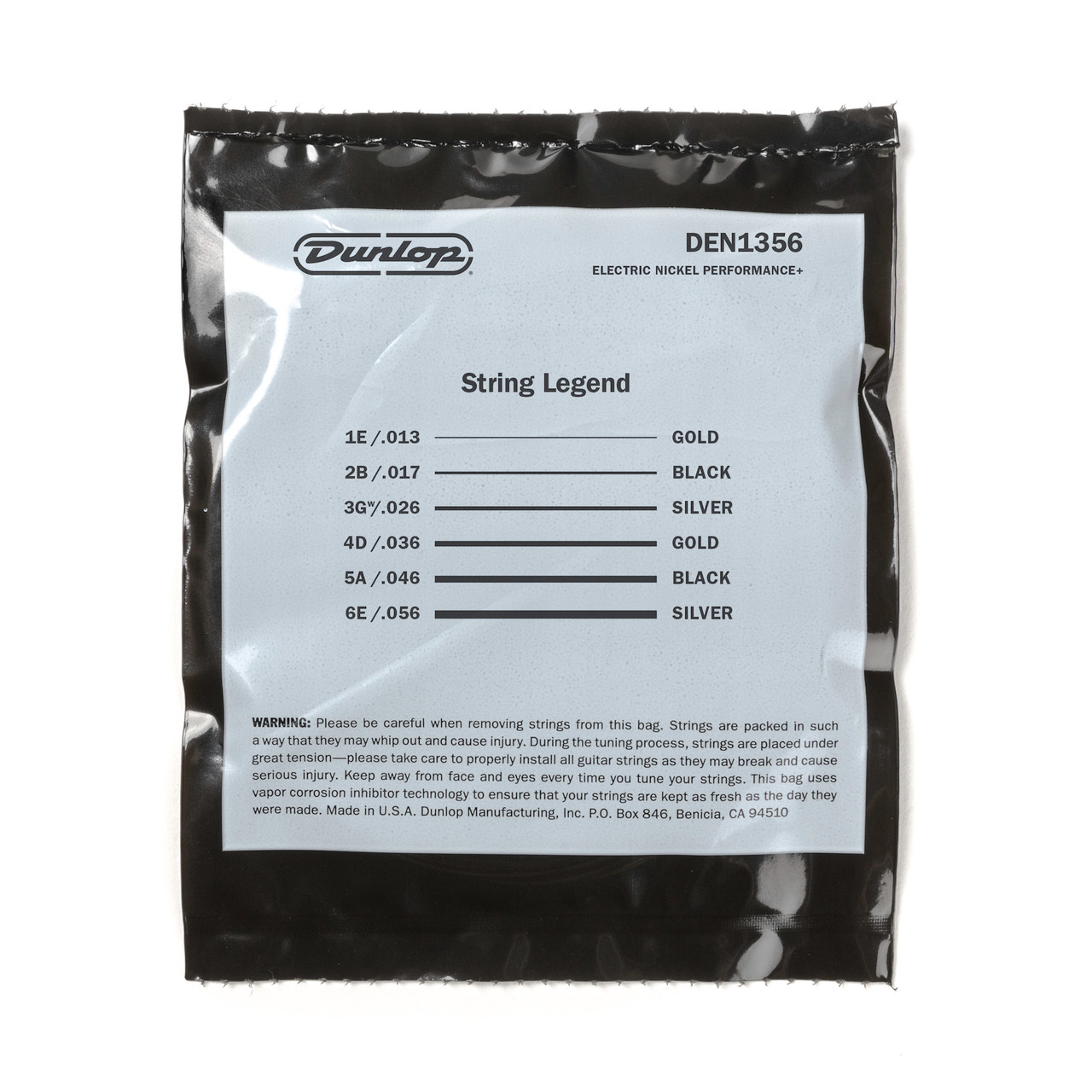 NICKEL WOUND ELECTRIC GUITAR STRINGS 13-56 - Dunlop