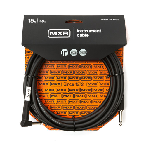 MXR® 15 FT STANDARD INSTRUMENT CABLE - RIGHT / STRAIGHT DCIS15R image 1.