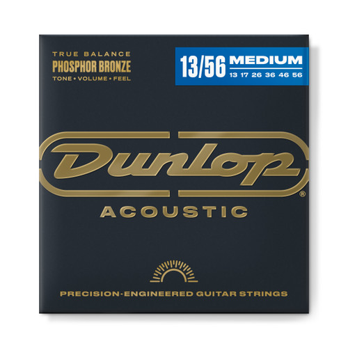 PHOSPHOR BRONZE ACOUSTIC GUITAR STRINGS 13-56 DAP1356 image 1.