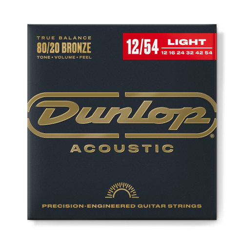 80/20 BRONZE ACOUSTIC GUITAR STRINGS 10-48 - Dunlop