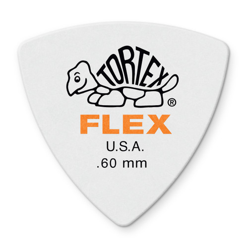 TORTEX® FLEX™ TRIANGLE PICK .60MM 456-060 guitar pick Image 1.
