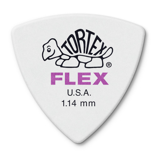 TORTEX® FLEX™ TRIANGLE PICK 1.14MM 456-114 guitar pick Image 1.